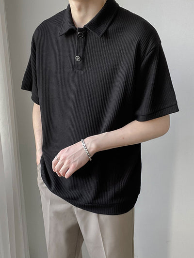 Polo Manga Corta Tide Versión Coreana - Camiseta Clásica con Solapa - Image 10