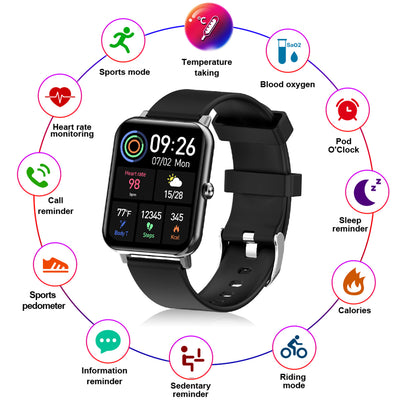 Pulsera Inteligente con Monitor de Frecuencia Cardíaca y Oxígeno en Sangre - Image 12