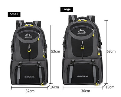 Mochila de Montaña 60L de Gran Capacidad para Senderismo Hombre y Mujer - Image 9