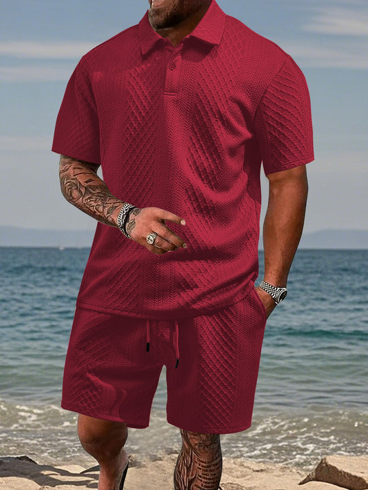 Saco Casual Delgado de Manga Corta para Hombre - Image 27