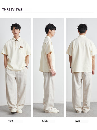 Polo Manga Corta Versátil para Hombre - Camiseta Clásica Multiuso - Image 10