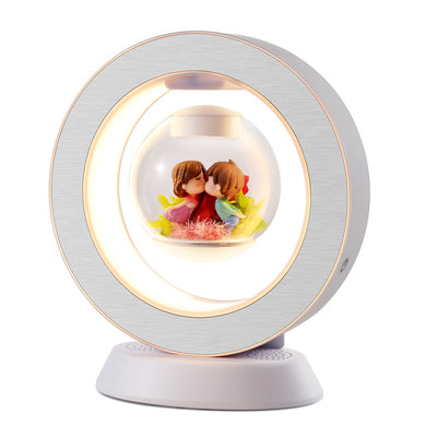 Florero Flotante Magnético con Flores Preservadas y Altavoz Bluetooth - Regalo Romántico - Image 4