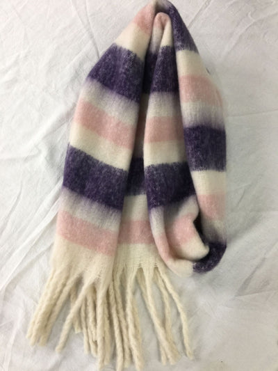 Bufanda de Cashmere a Cuadros con Rayas Coloridas para Otoño - Image 24