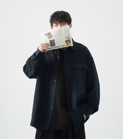Camisa Jacket Casual Oversize para Hombre - Talla Grande - Image 12