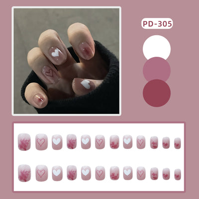 Uñas Postizas Adhesivas Efecto Ballet Esmerilado - Manicura Perfecta Lista para Usar - Image 39