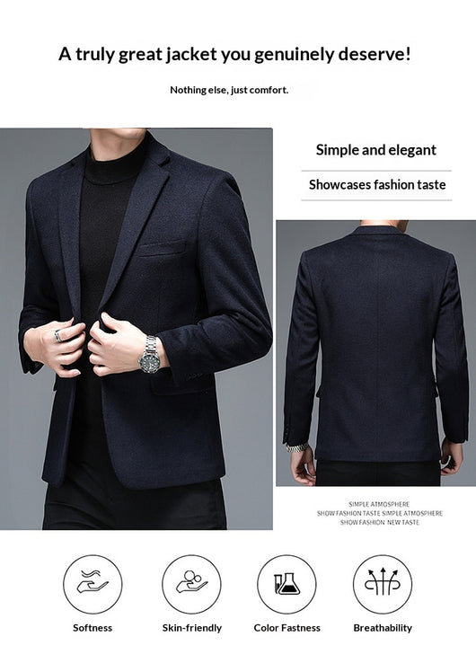 Traje de Lana Casual para Hombre - Otoño e Invierno - Image 15