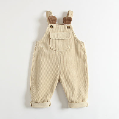 Overol Infantil de Pana Adorable y a la Moda para Bebés - Image 5