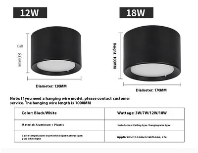 Lámpara de Techo Spotlight Ajustable para Hogar, Balcón y Pasillos - Image 16