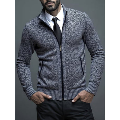 Suéter Cardigan con Cuello Alzado para Hombre - Image 4