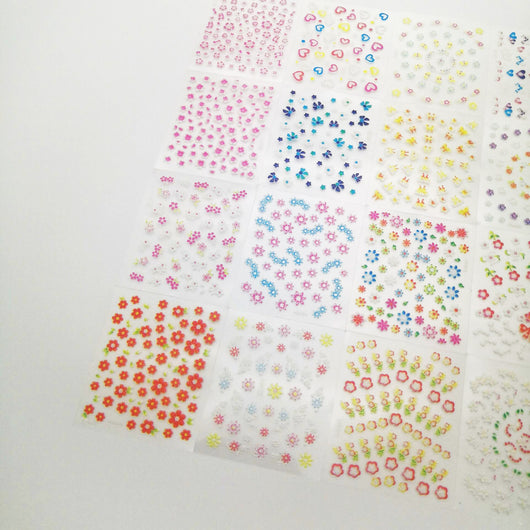 Set de Stickers 3D para Uñas con Decoraciones en Relieve - Image 15