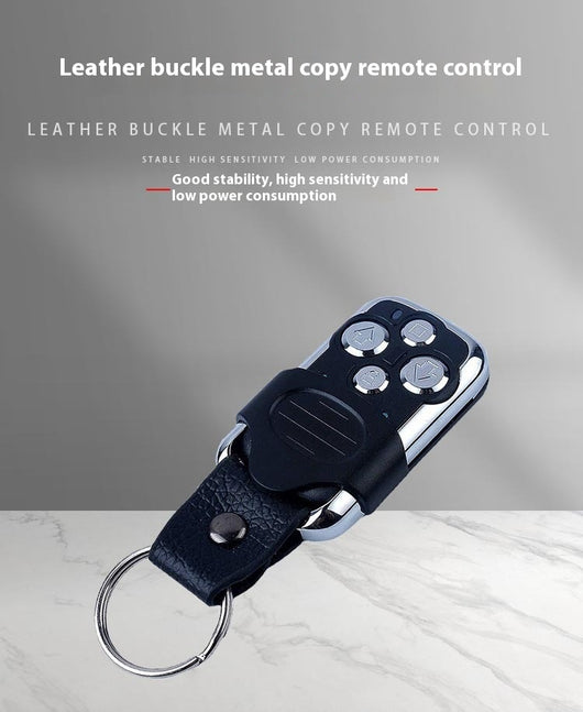 Control Remoto Inalámbrico para Puerta de Garaje con Diseño en Cuero Metálico - Image 10