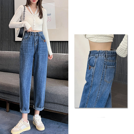 Pantalones Rectos Cintura Alta Slim Fit para Mujer - Image 5