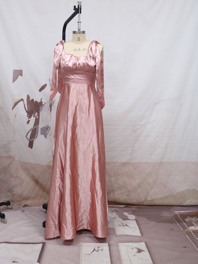 Vestido de Gasa Elegante sin Mangas para Damas de Honor y Eventos - Image 8