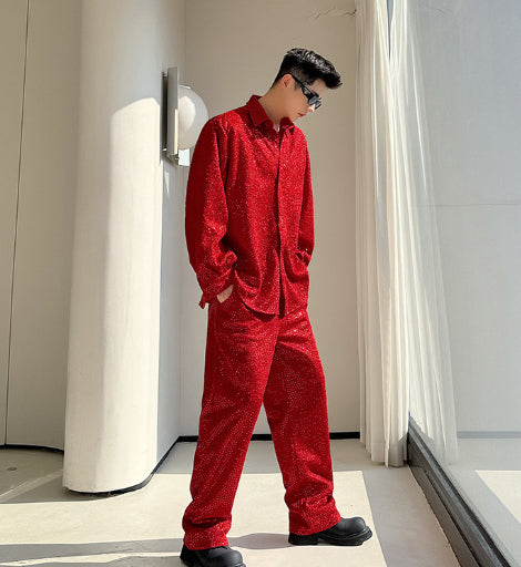 Conjunto Casual de Camisa y Pantalón para Hombre - Image 11