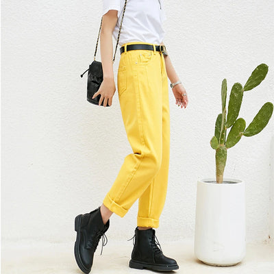 Pantalones Pencil Elásticos Sueltos y Ligeros para Mujer - Image 9
