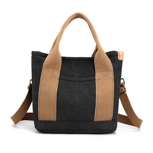 Bolsa de Lona Estilo Coreano de Gran Capacidad para Viajes y Uso Diario - Image 14