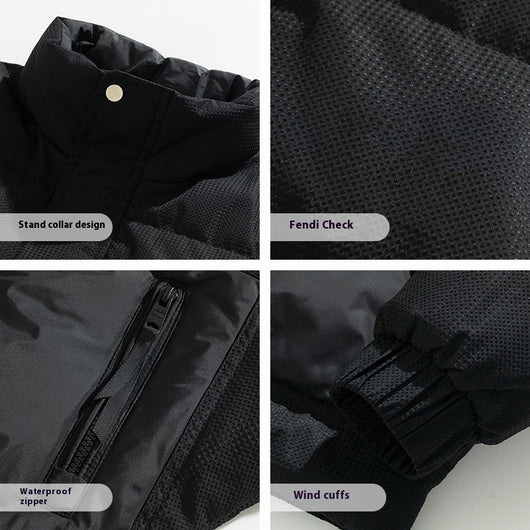 Chamarra de Plumas Ligera para Hombre - Estilo Invierno Holgado - Image 4