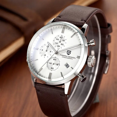 Reloj Calendario Multifunción de Tres Esferas - Image 13