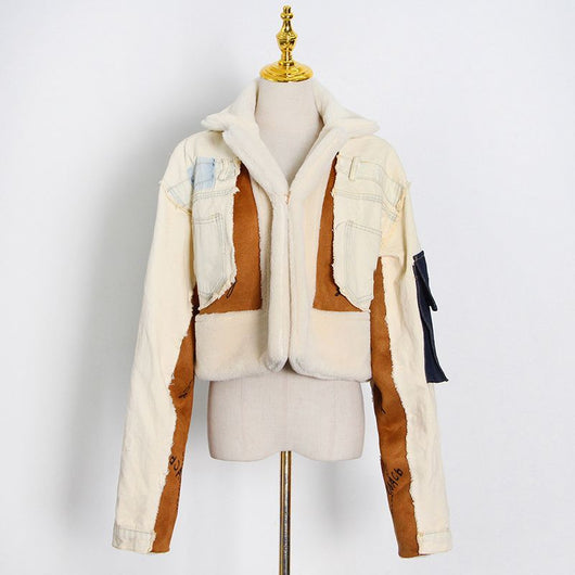 Chaqueta Denim Gruesa con Forro de Lana de Cordero - Image 8