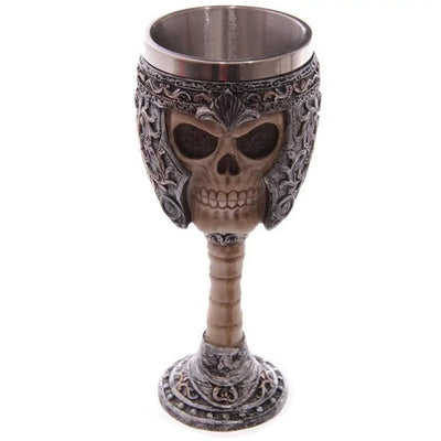 Cáliz Decorativo con Calavera - Copas de Vino Góticas para el Hogar - Image 6