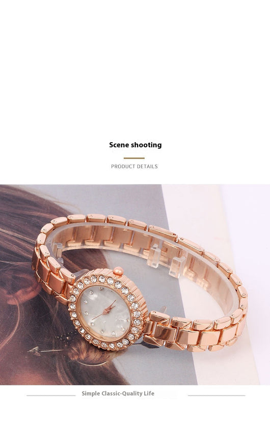 Reloj Pulsera de Cuarzo con Diamantes para Mujer - Image 16