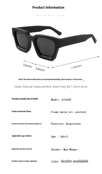 Gafas de Sol Cuadradas Grandes Unisex - Diseño Minimalista y Trendy - Image 16