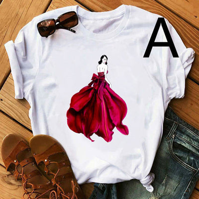 Falda Floral de Ballet Personalizada para Niña y Mujer - Manga Corta - Image 4