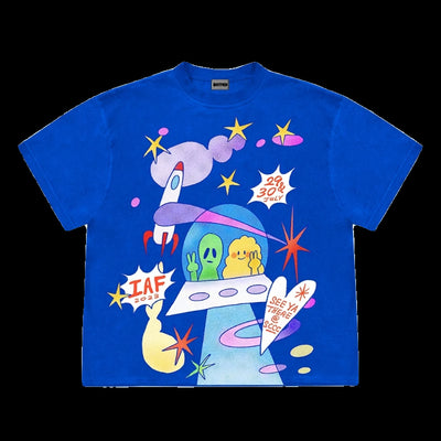 Camiseta Artística Diseño UFO Estilo Instagram - Image 15