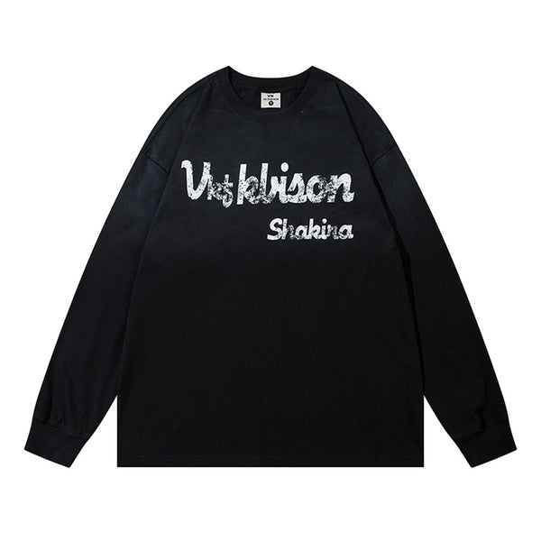 Camiseta Manga Larga Hombre Letras Góticas - Image 6