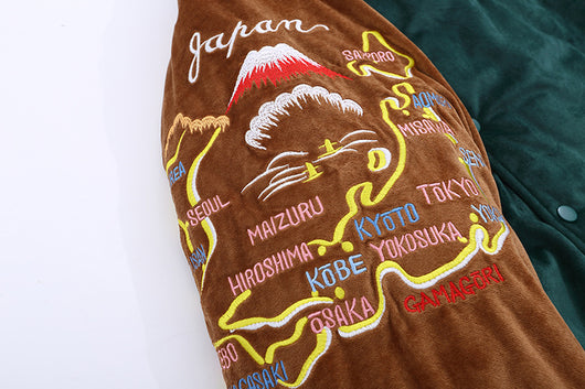 Chaqueta de Béisbol Terciopelo Bordado - Abrigo de Algodón Premium - Image 16