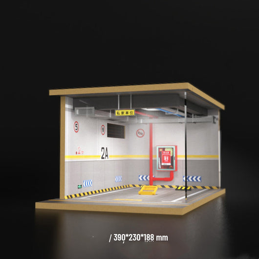 Estacionamiento de Modelos de Autos con Iluminación LED y Protección Antipolvo - Image 13