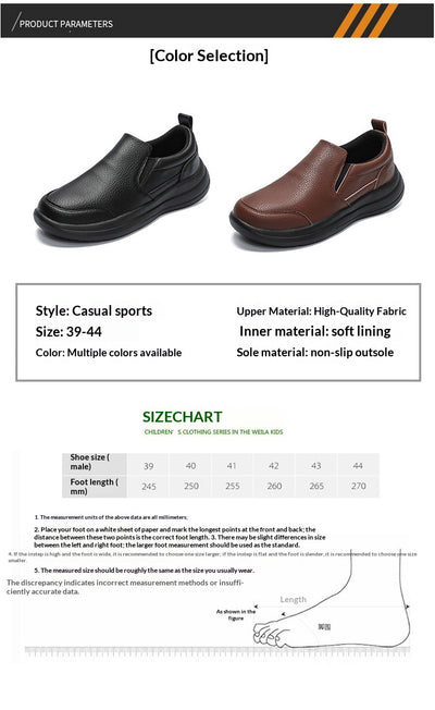 Zapatos de Cuero Ligero Premium para Hombre - Comodidad Casual Elegante - Image 9