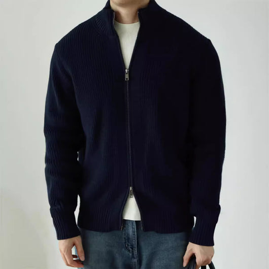Chaqueta Pesada Doble Cierre Resistente al Pilling para Hombre - Image 3