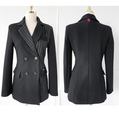 Conjunto Ejecutivo: Blazer Rayado Slim y Pantalón a Juego - Image 15