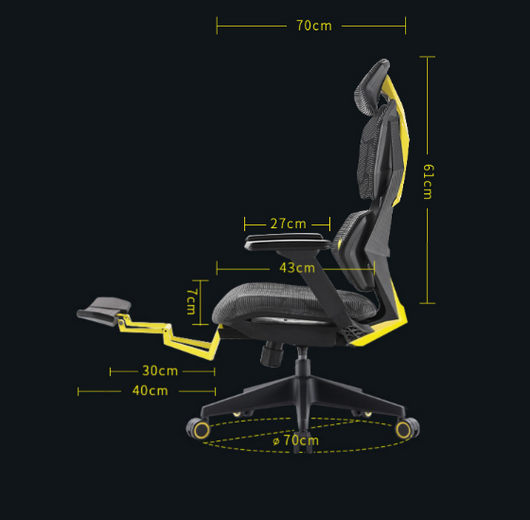 Silla Gamer Ergonómica con Reposapiés para Computadora - Image 4