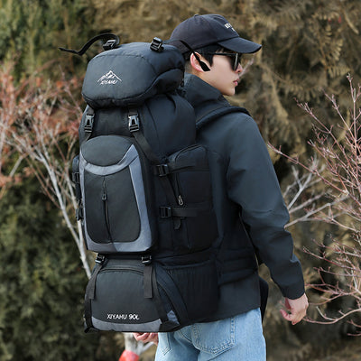 Mochila de Senderismo 90L XIYAHU - Resistente al Agua para Trekking y Acampada - Image 6
