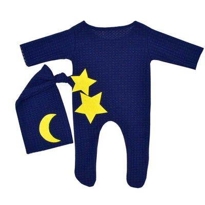 Mameluco Tejido para Recién Nacido con Diseño de Estrellas y Luna - Image 15