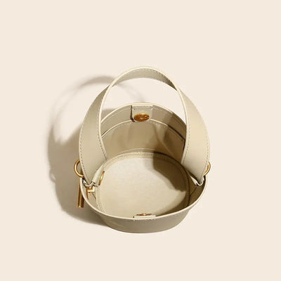 Bolso Bandolera de Cuero Genuino con Asa Simple para Mujer - Image 4