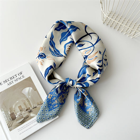 Pañuelo de Seda Cuadrado 70cm - Versátil para Primavera y Otoño - Image 17