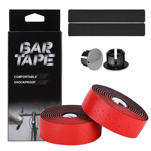 Cinta de Manillar para Bicicleta de Ruta con Textura Cuero PU Perforada - Image 7