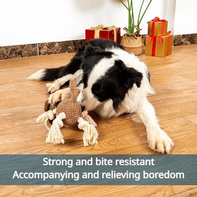 Juguete Interactivo para Perros con Sonidos y Cuerda de Algodón Resistente - Image 4