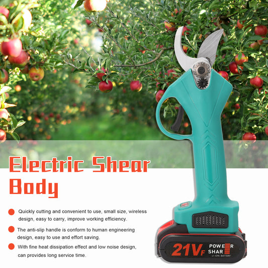 Podadora de Árboles Frutales 21V con Batería Recargable de Litio