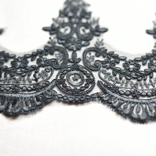 Accesorios de Encaje Secuencia Bordado para Boda con Efecto Pestañas - Image 42