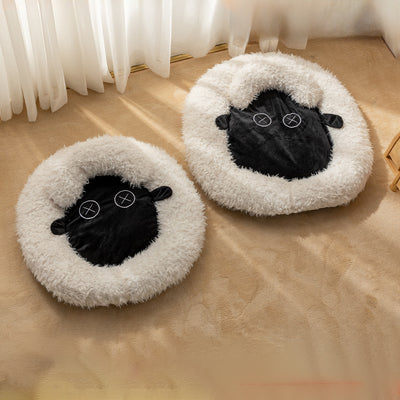 Cama Redonda Térmica para Gatos - Lana Cálida Invierno - Image 5