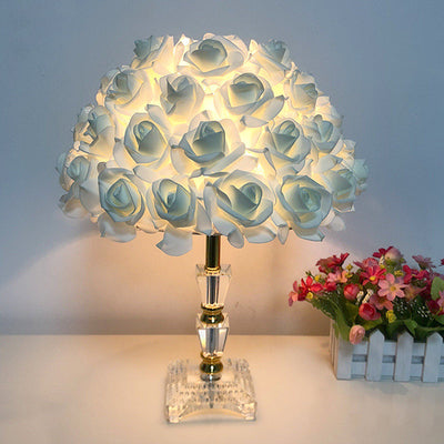 Lámpara de Escritorio Decorativa con Rosas - Luz LED 220V para Dormitorio y Día de Enamorados - Image 10