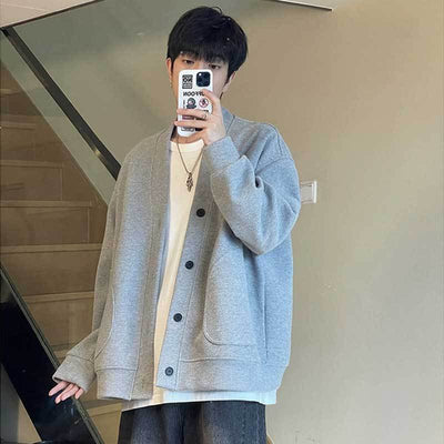 Cardigan Suelto con Capucha y Cuello en V - Image 17