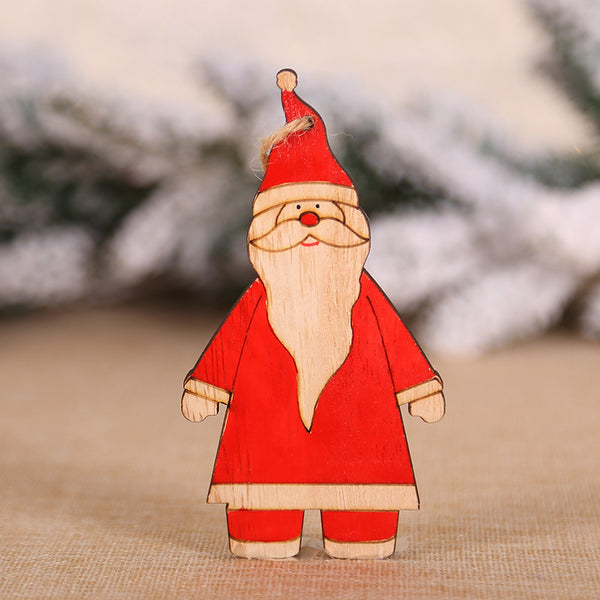 Ángeles Navideños de Madera para Decoración del Hogar - Image 3
