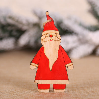 Ángeles Navideños de Madera para Decoración del Hogar - Image 3