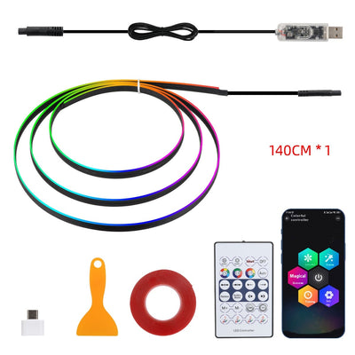 Luz Ambiental LED para Interior de Auto con Control de Color - Image 21
