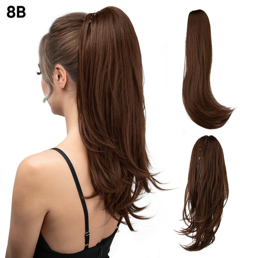 Peluca Corta Estilo Europeo Americana con Cola de Caballo para Mujer - Image 12